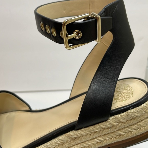 NWOT Vince Camuto Leather Ankle Strap Sandals - Sz 7 - Picture 6 of 8